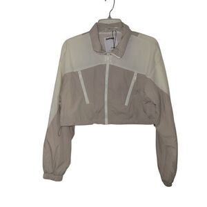 Garage White and Tan Utility Jacket